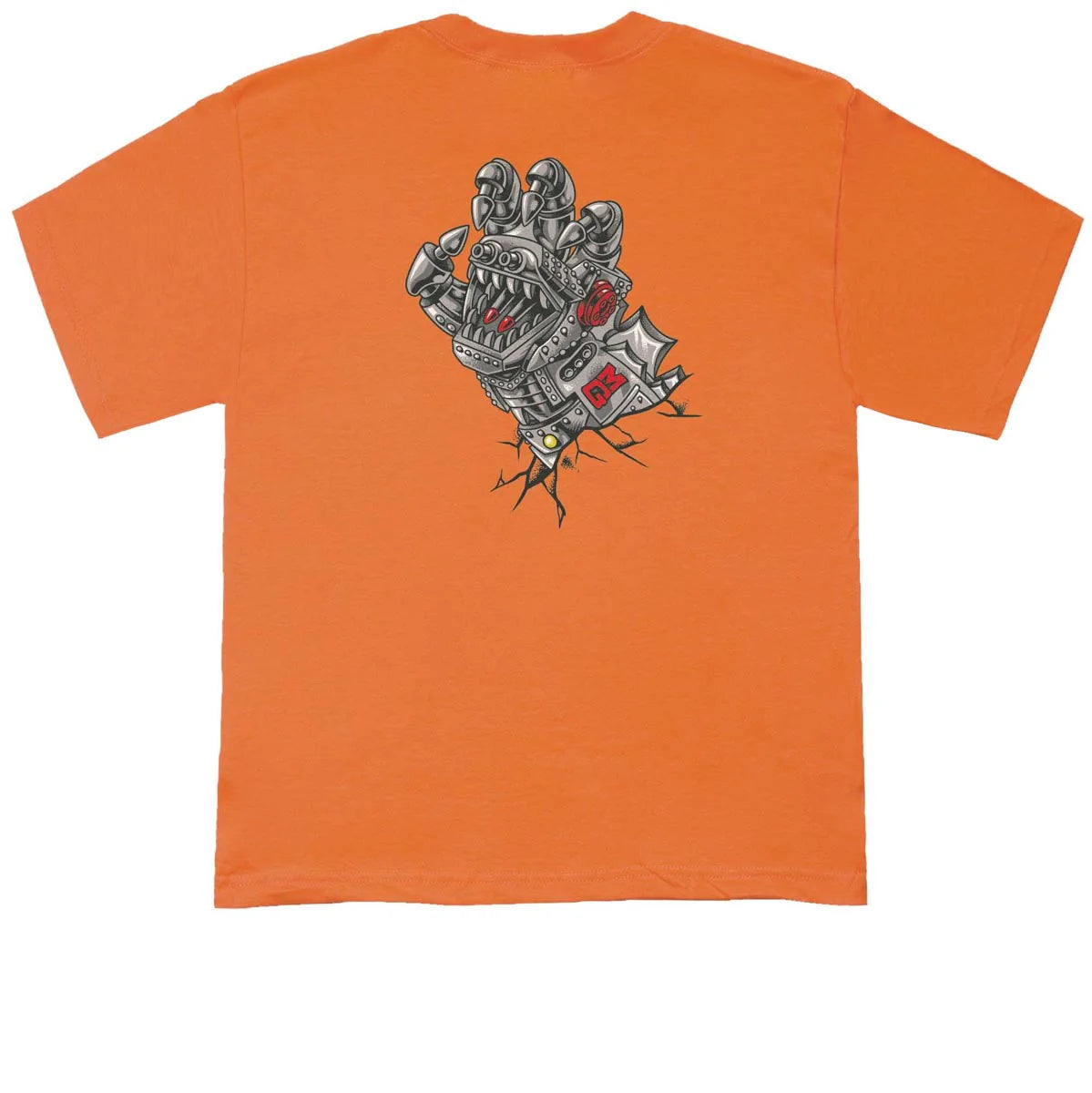 Santa Cruz Godzilla Youth Mecha Hand Graphic T-Shirt - Orange | Cool Anime-Inspired Tee for Kids & Teens | Perfect for Casual Wear, School & Street Fashion