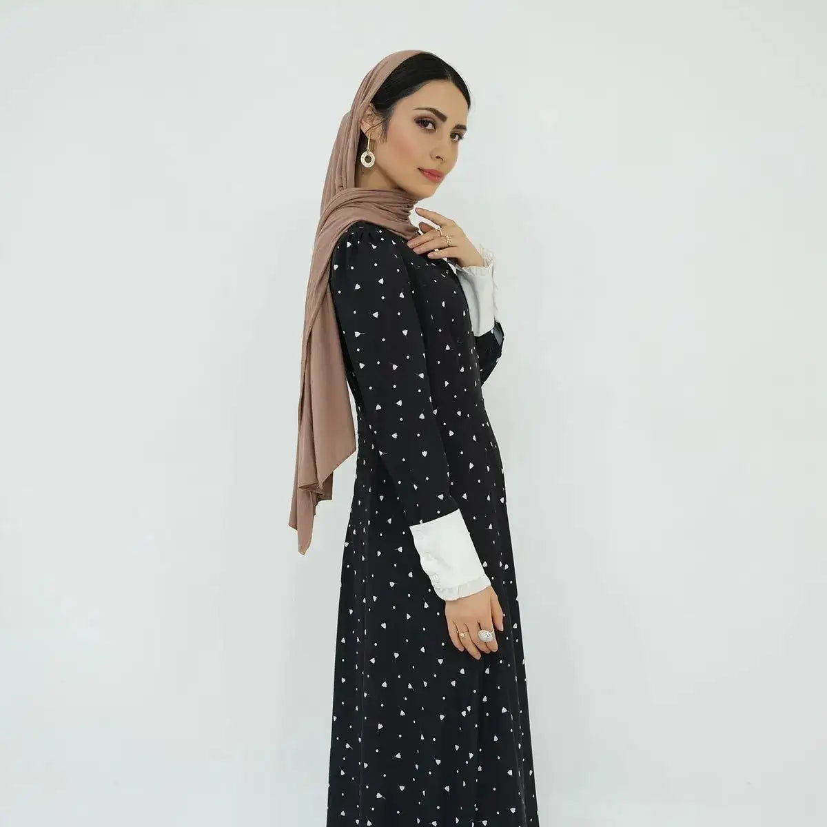 Elegant Modest Fashion Abaya Dress #24791 - Perfect for Prayer, Special Occasions & Everyday Wear