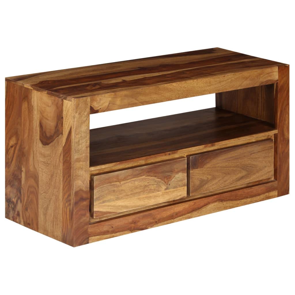 Solid Sheesham Wood TV Stand 31.5