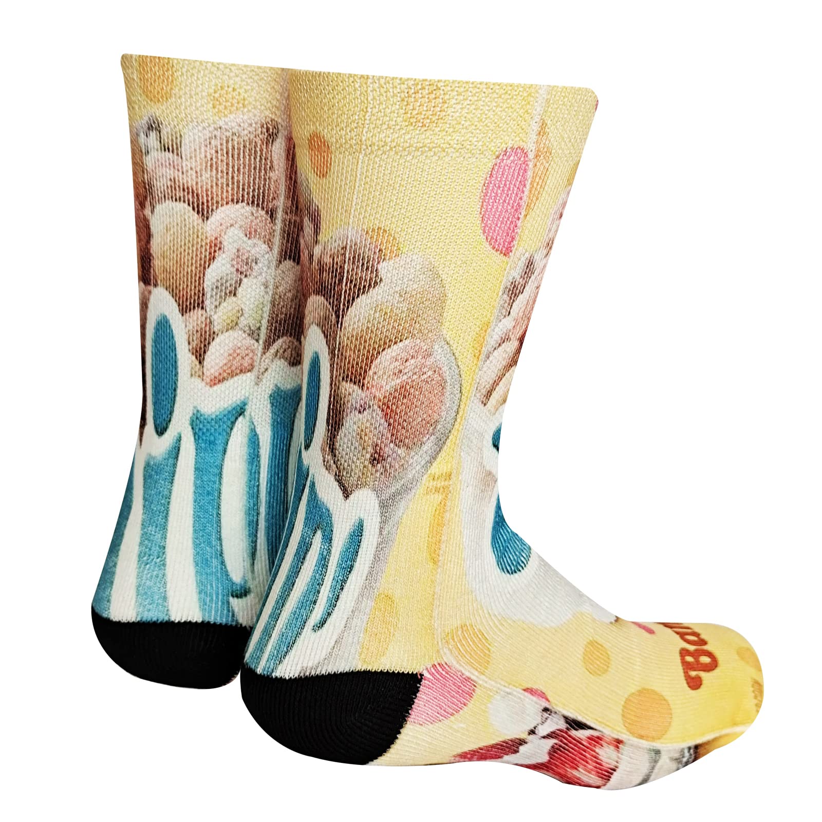 Funny 3D Printed Compression Socks for Men & Women - Crazy Novelty Long Socks - Perfect for Cosplay, Gifts, and Everyday Wear