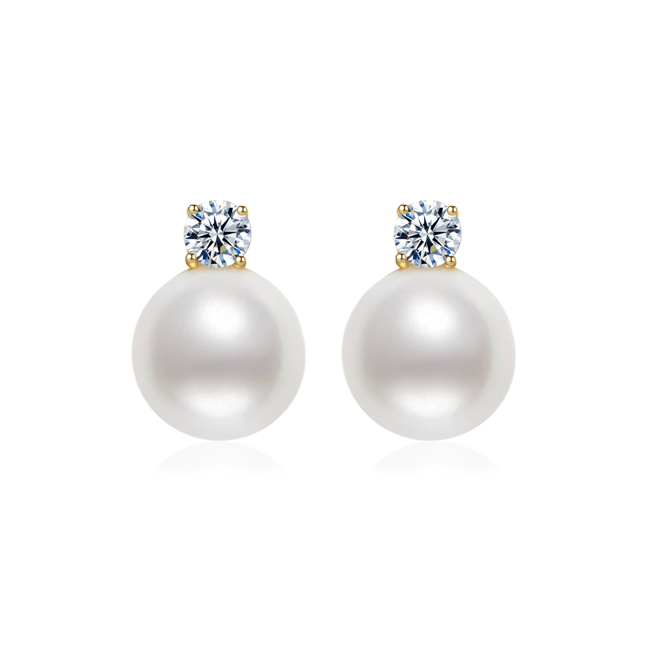 18K Gold Hanadama Akoya Pearl Earrings - AAA Quality Cultured Pearls for Women | Perfect for Weddings, Anniversaries & Special Occasions
