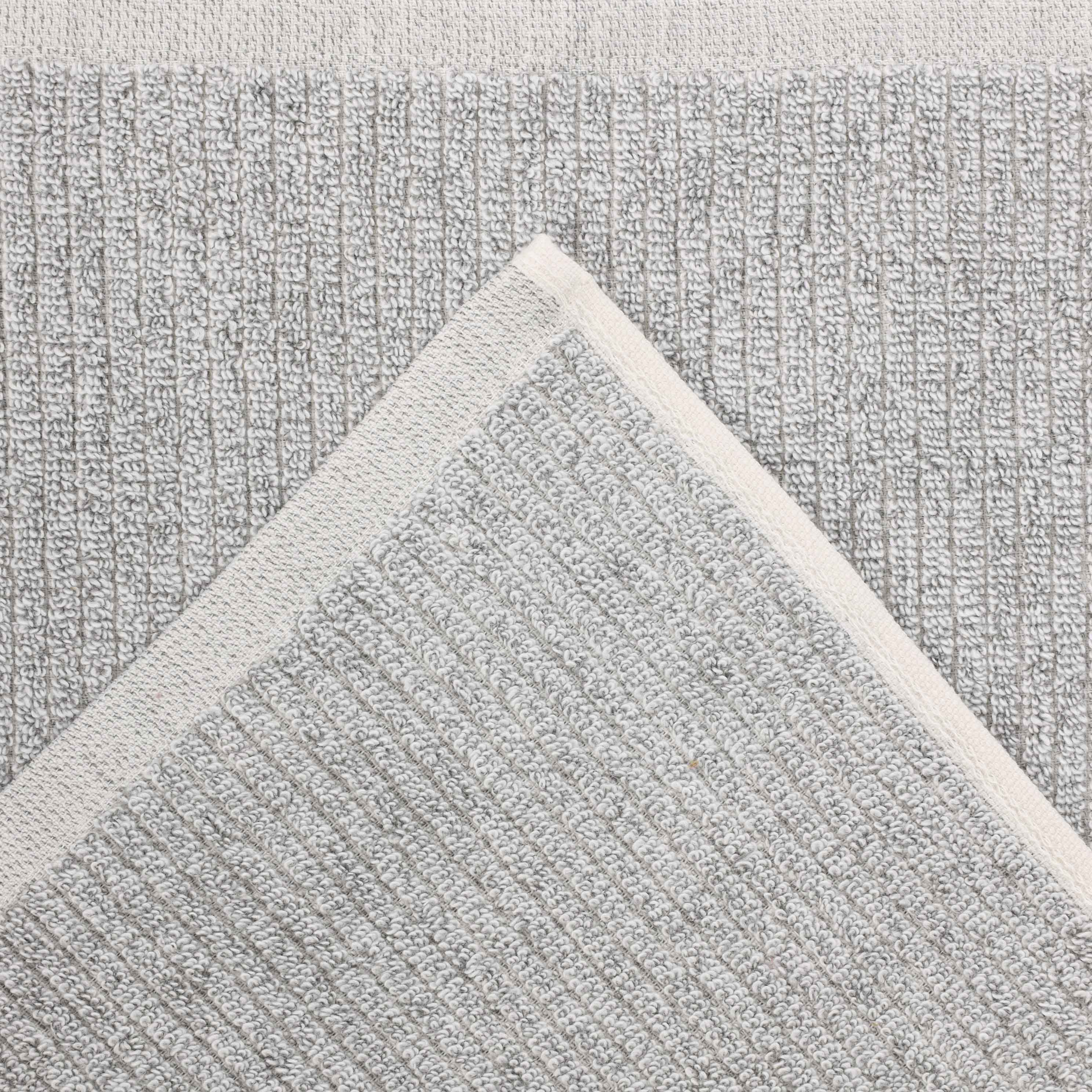 Premium Destin Cotton Blend Bath Towels Set of 2 - Ultra Soft & Absorbent Ribbed Design Bath Sheets for Spa, Gym & Luxury Home Use