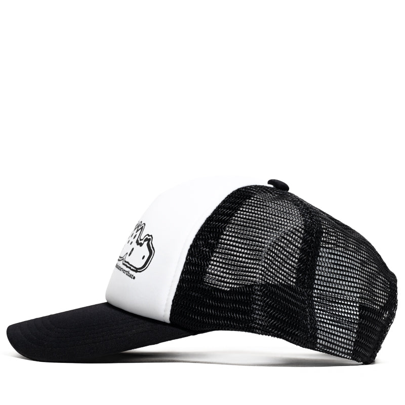 thisisneverthat FTW Trucker Cap - Black | Adjustable Snapback Hat for Men & Women | Perfect for Outdoor Activities, Sports & Casual Wear