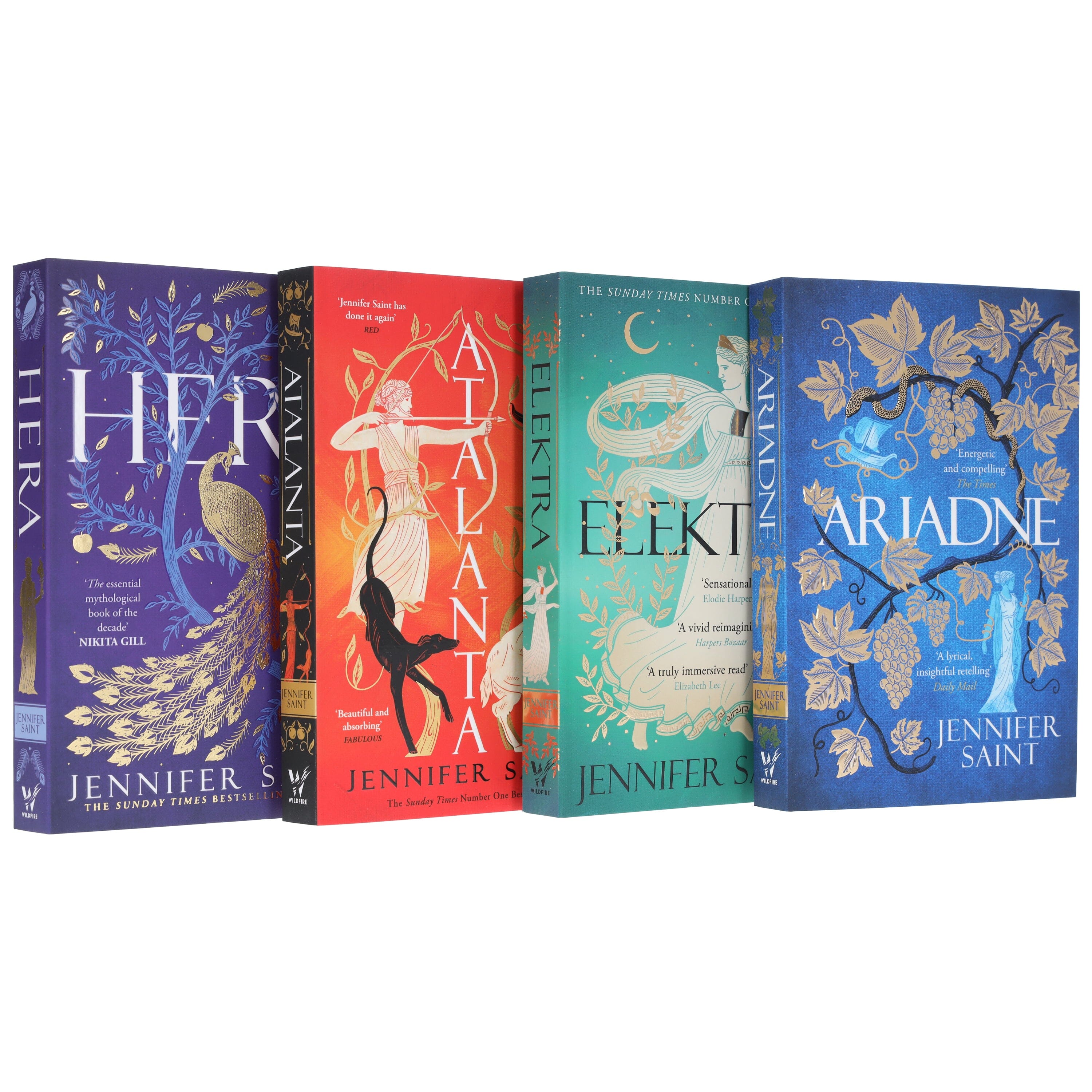 Ariadne, Elektra, Atalanta & Hera by Jennifer Saint - 4 Book Collection Set | Greek Mythology Fiction Novels | Paperback Edition | Perfect for Book Clubs & Mythology Lovers