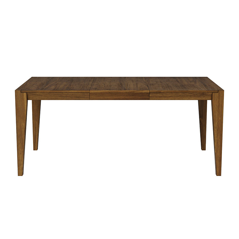 Mid Century Modern Expandable Dining Table - Solid Wood Extendable Table for Small Spaces - Perfect for Dining Room, Kitchen, and Entertaining Guests