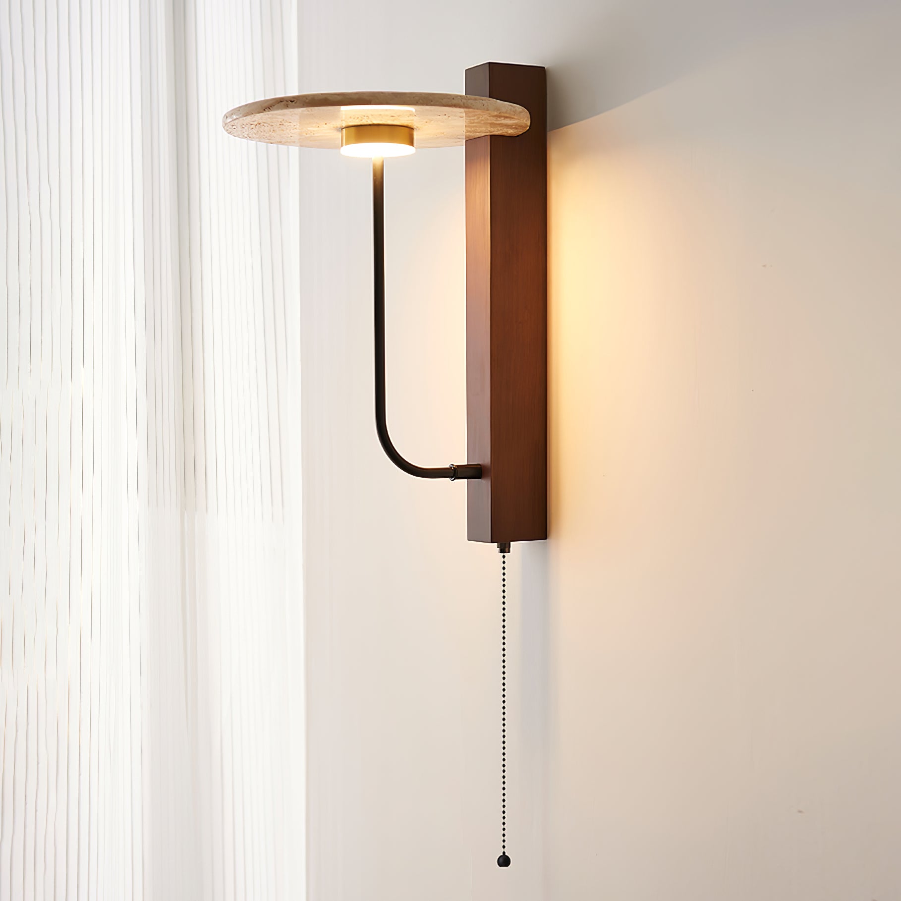 Aura Arm Wall Lamp - Modern Adjustable LED Wall Light for Bedroom, Living Room & Office - Perfect for Reading, Decor & Ambient Lighting