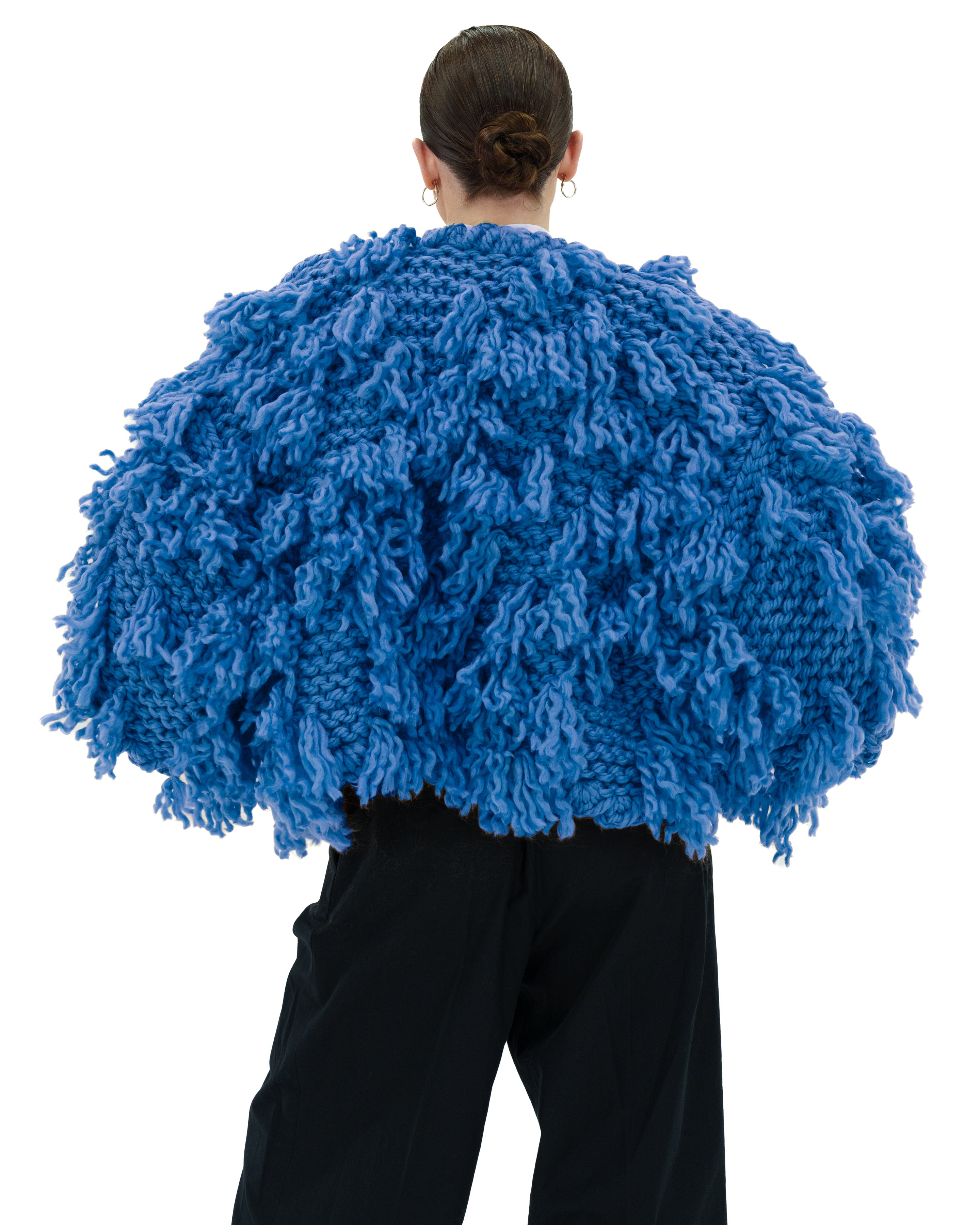 Women's Soft Fur-Like Cardigan - Cozy Winter Knit Sweater for Casual Wear, Office & Lounge