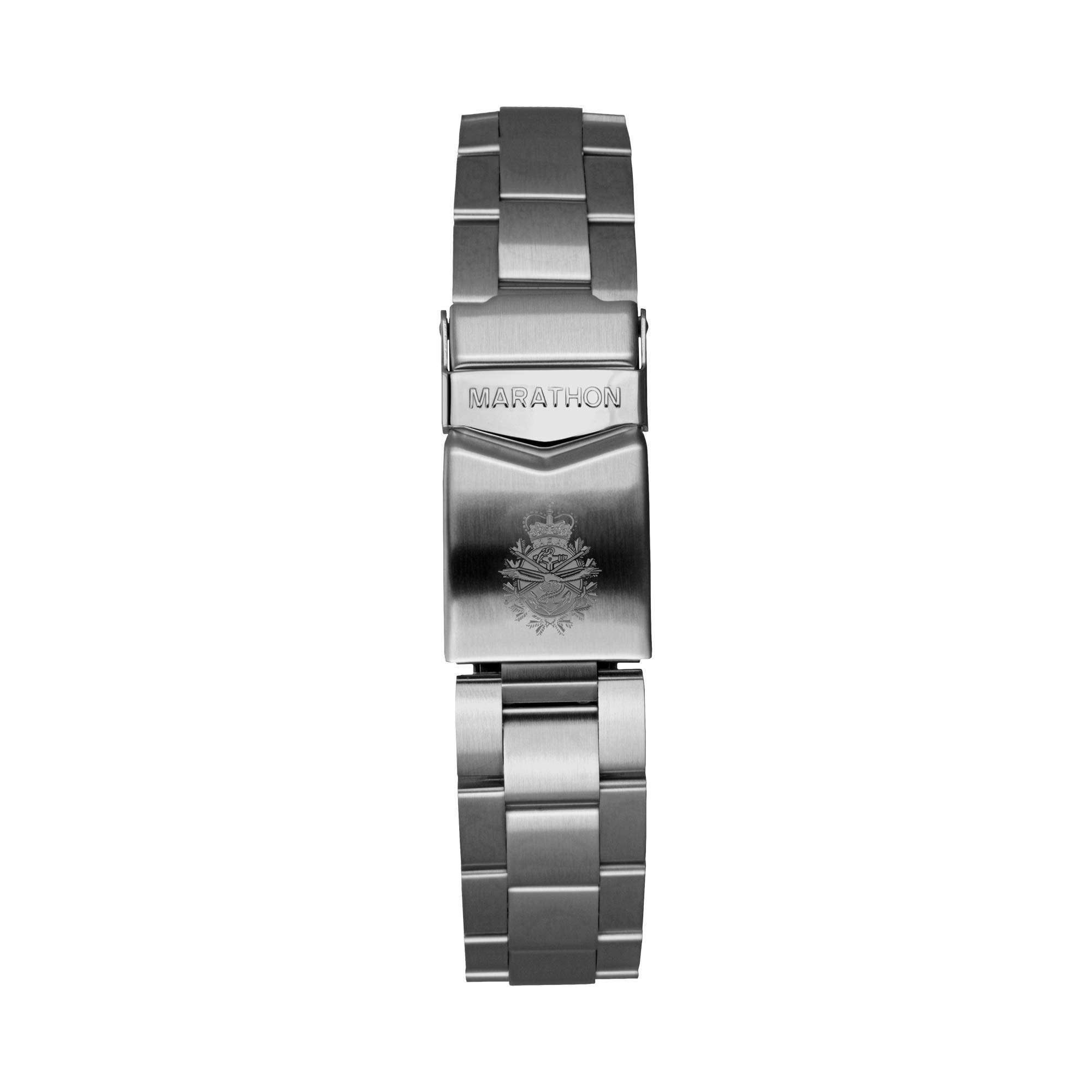 Marathon Military-Grade Stainless Steel Watch Band - Durable 18mm 20mm 22mm Sizes for Men's Watches - Perfect for Outdoor, Tactical & Everyday Wear