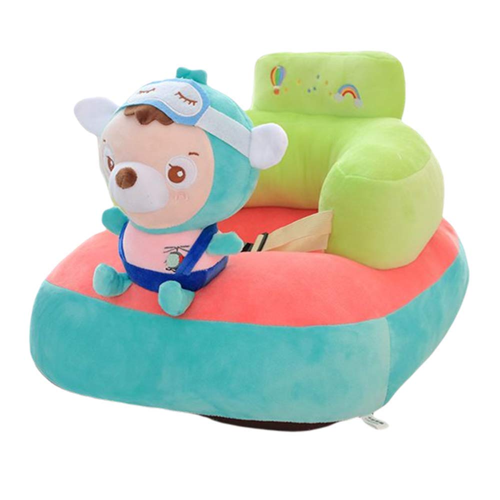 Drop-Proof Plush Bear Sofa Chair for Kids - Soft Study Chair & Kindergarten Seat - Perfect for Reading Nook, Playroom, and Toddler Relaxation