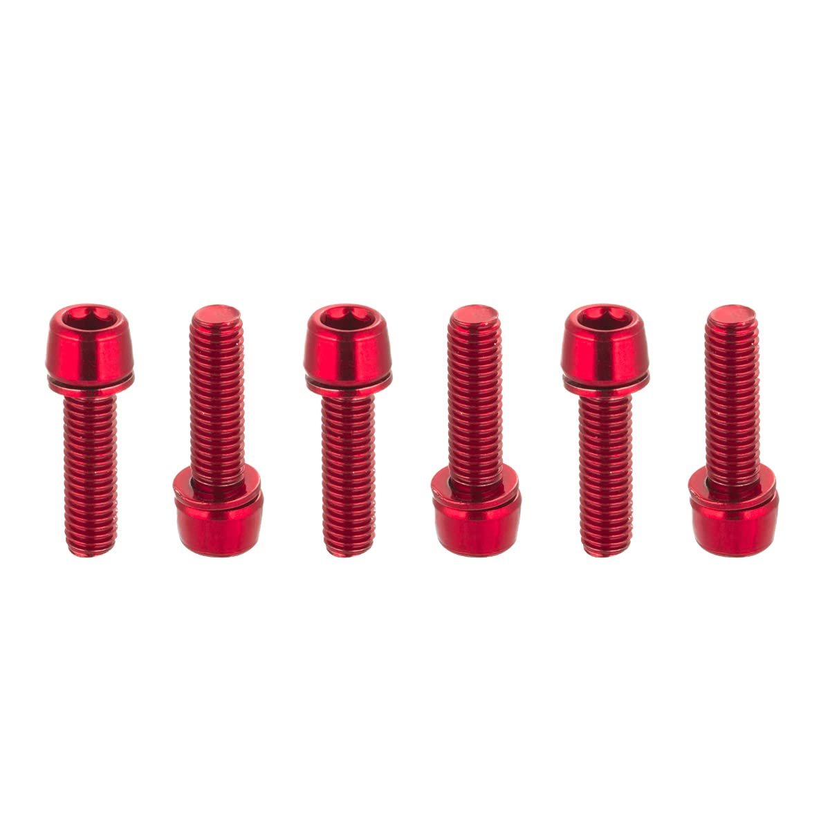 High-Quality CNC Bike Stem Bolts for MTB & Road Bikes - Durable Washers Included - Red/Green/Orange/Blue/Rainbow Colors - Perfect for Bike Upgrades & Maintenance