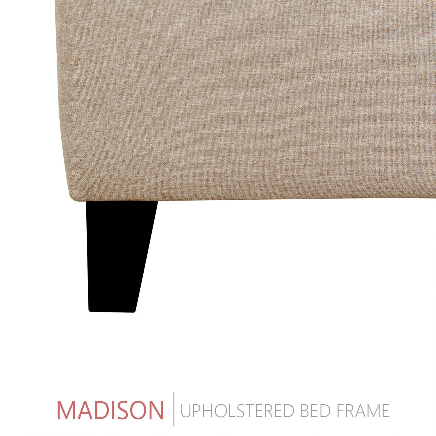 Madison Upholstered Platform Bed with 50
