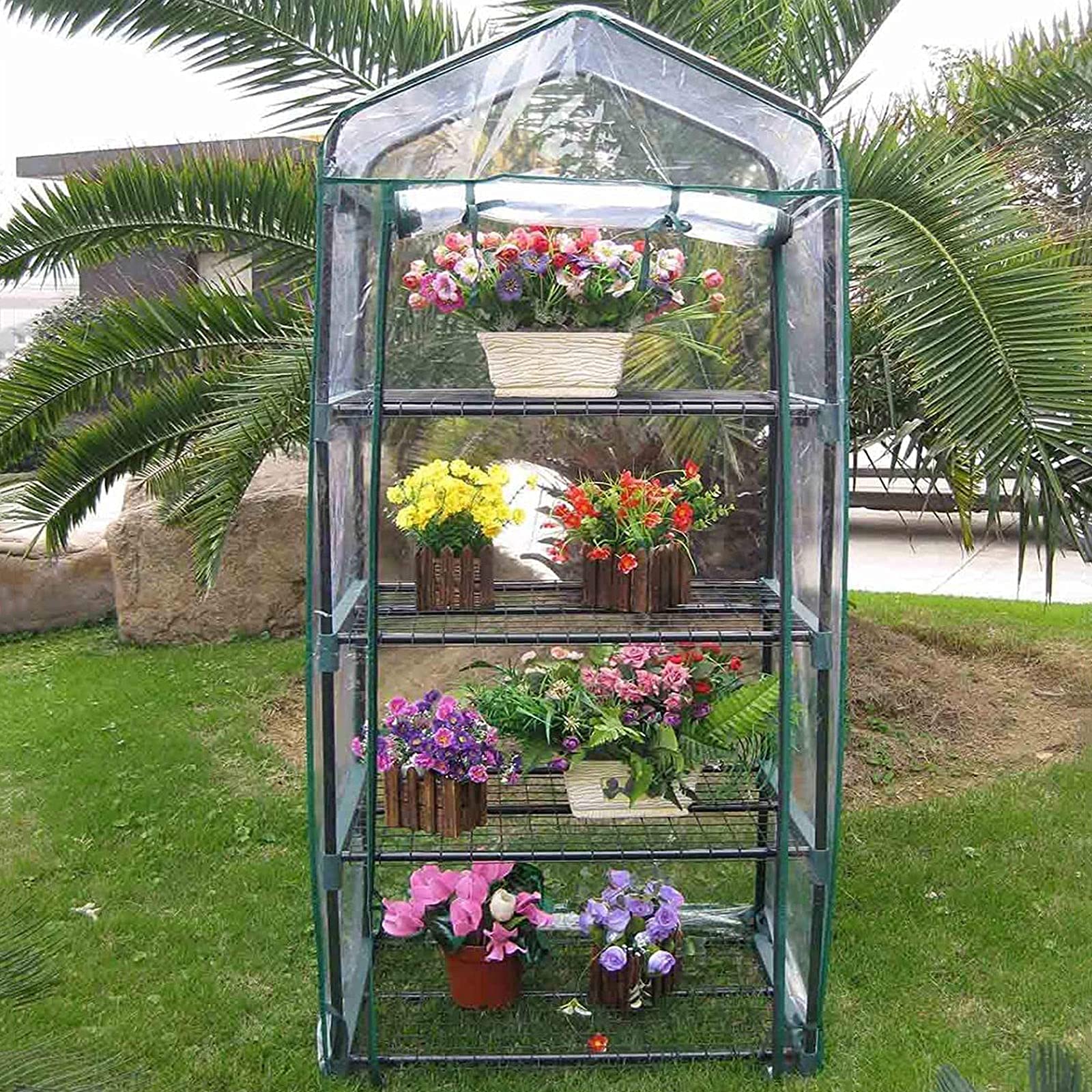 WMQ Greenhouse for Plants - 69×49×160cm (27×19.3×63