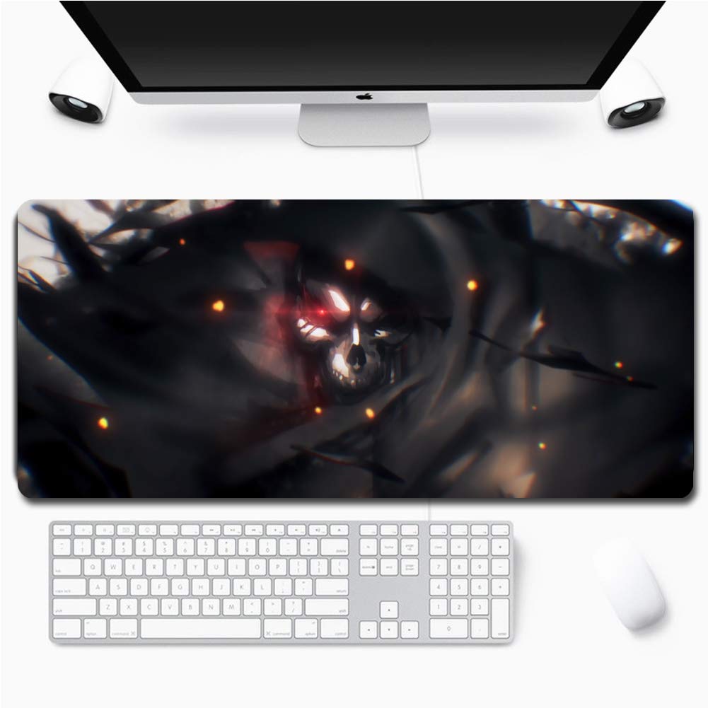 Overlord Anime Mouse Pad - Large Gaming Mouse Mat (60x30cm) for PC, Laptop & Desk - XXL Non-Slip Keyboard Pad for Gamers & Office Use
