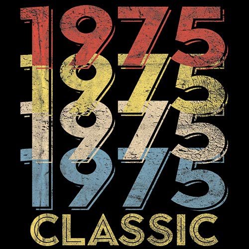 1975 Vintage 50th Birthday T-Shirt for Men - Classic Retro Gift Idea - Perfect for 50th Birthday Parties & Celebrations