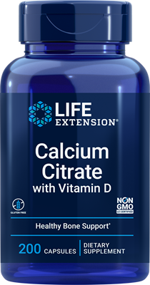 Best Calcium Citrate with Vitamin D Supplement for Bone Health - Supports Strong Bones & Joints - Ideal for Adults & Seniors