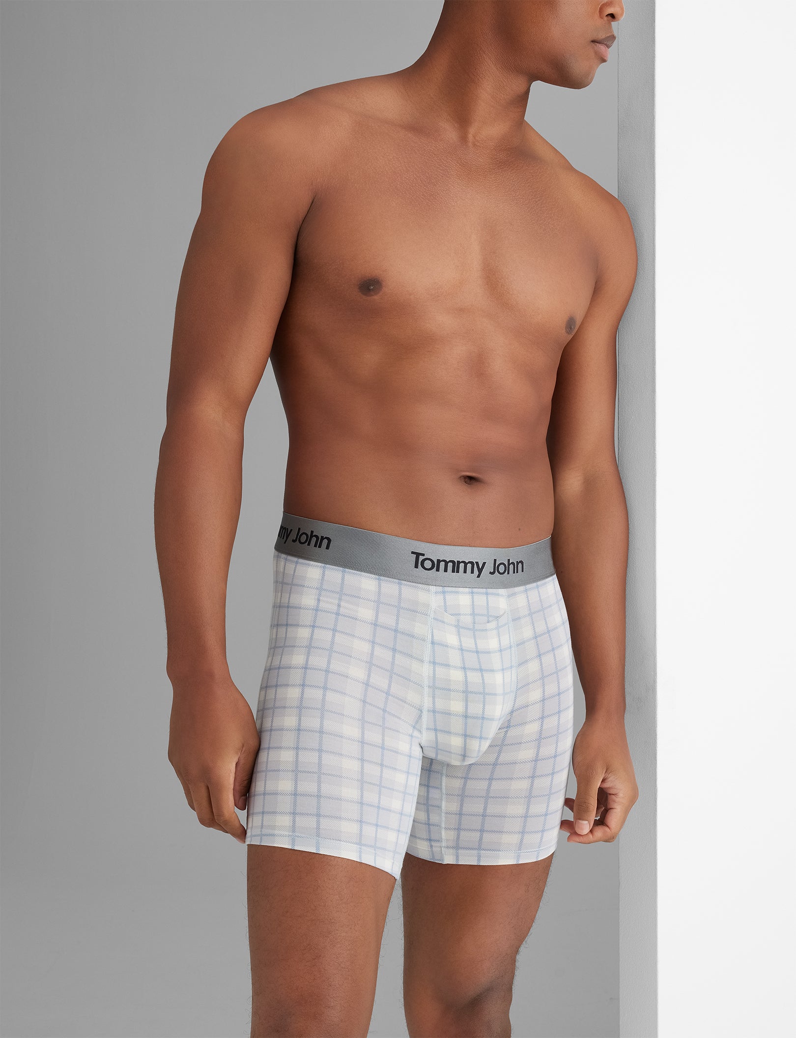 Second Skin Mid-Length Boxer Briefs - 6 Pack - Ultra Soft & Breathable Men's Underwear for All-Day Comfort - Perfect for Workout, Running & Daily Wear
