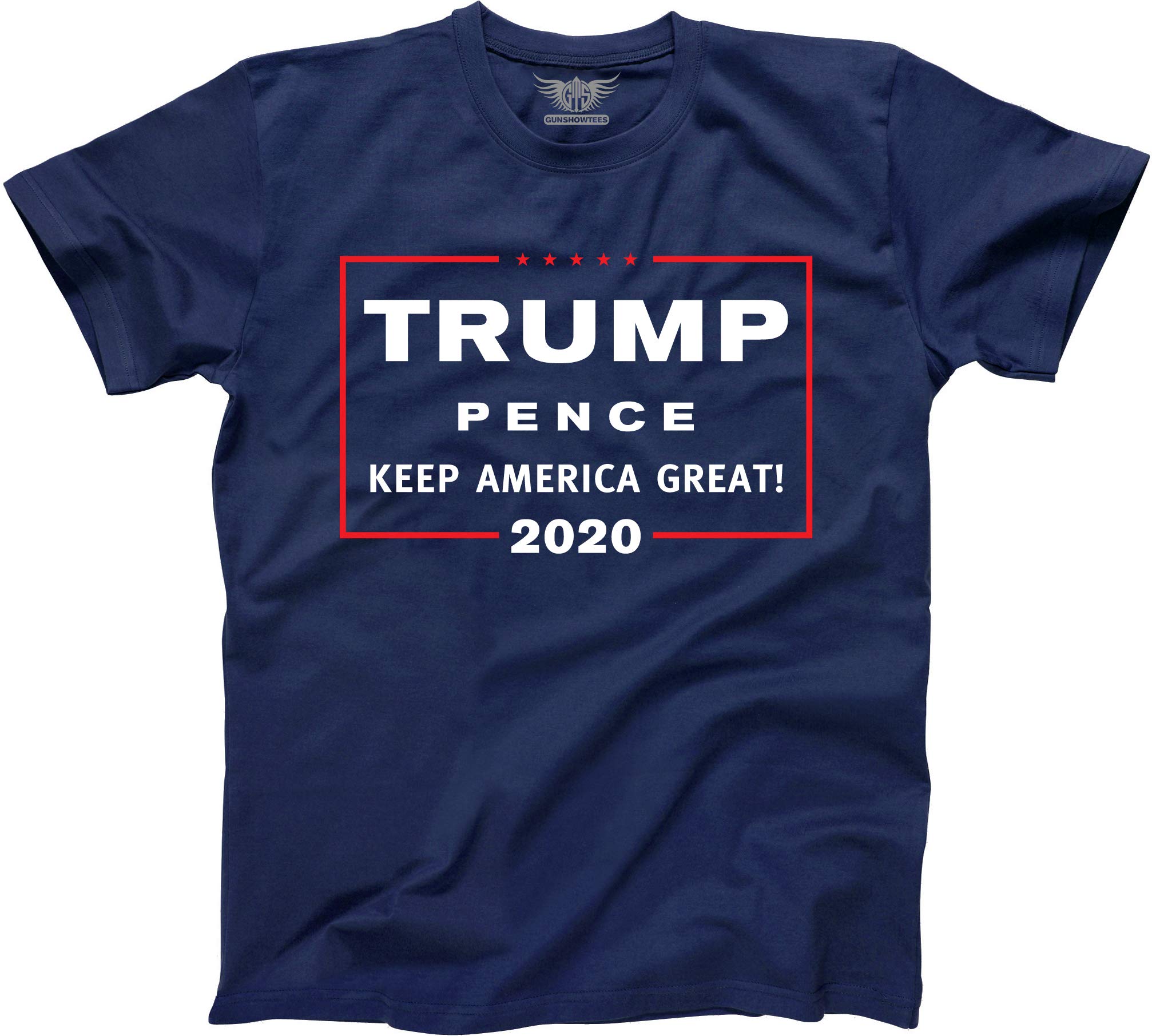 Donald Trump 2020 Campaign T-Shirt for Men - Keep America Great Slogan - Patriotic Political Tee for Rally, Election & Conservative Events