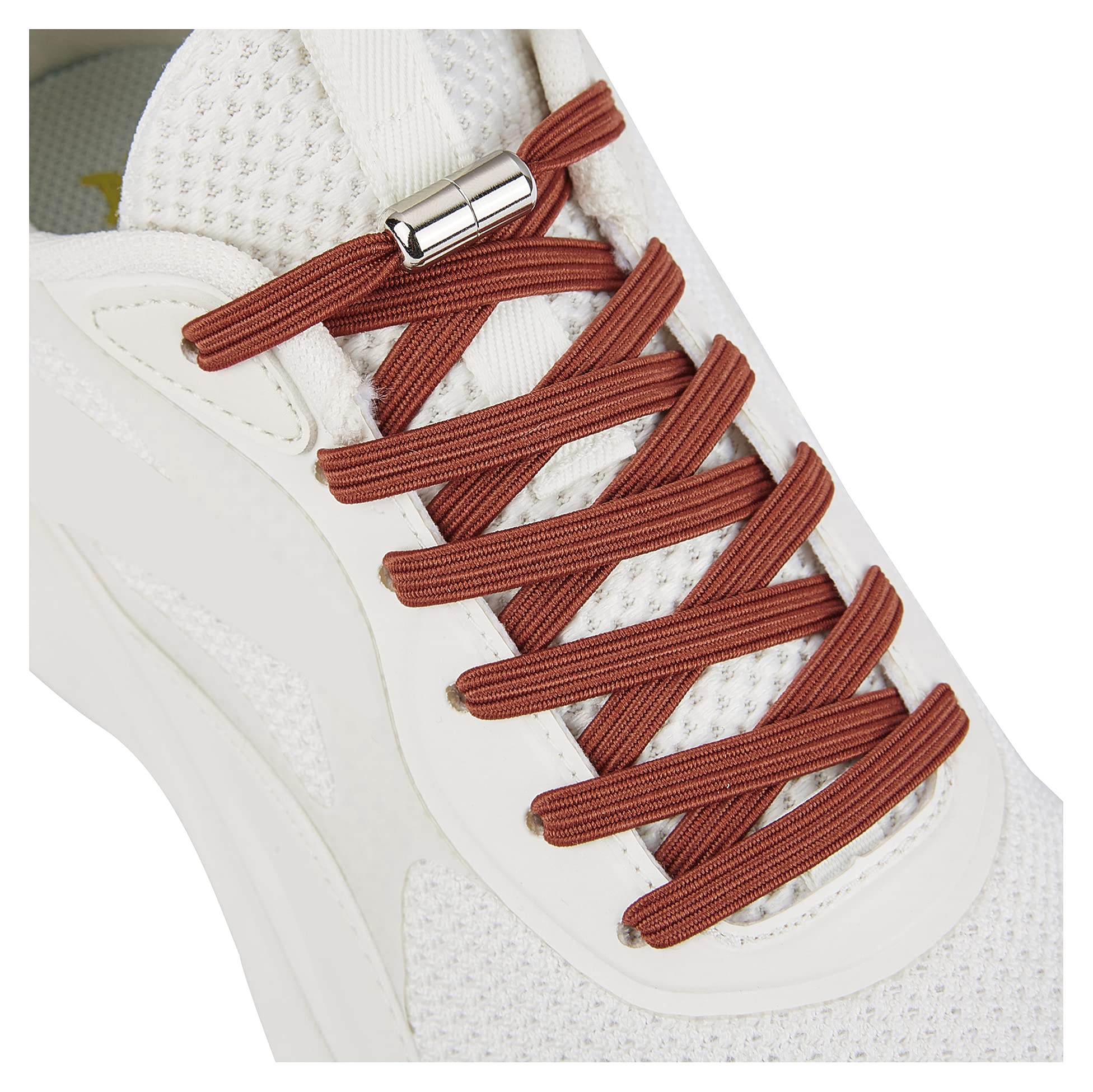 No Tie Elastic Shoelaces for Adults & Kids - Stretchable Sneaker Laces for Running, Walking, and Sports - Easy Slip-On Comfort for Casual & Athletic Shoes