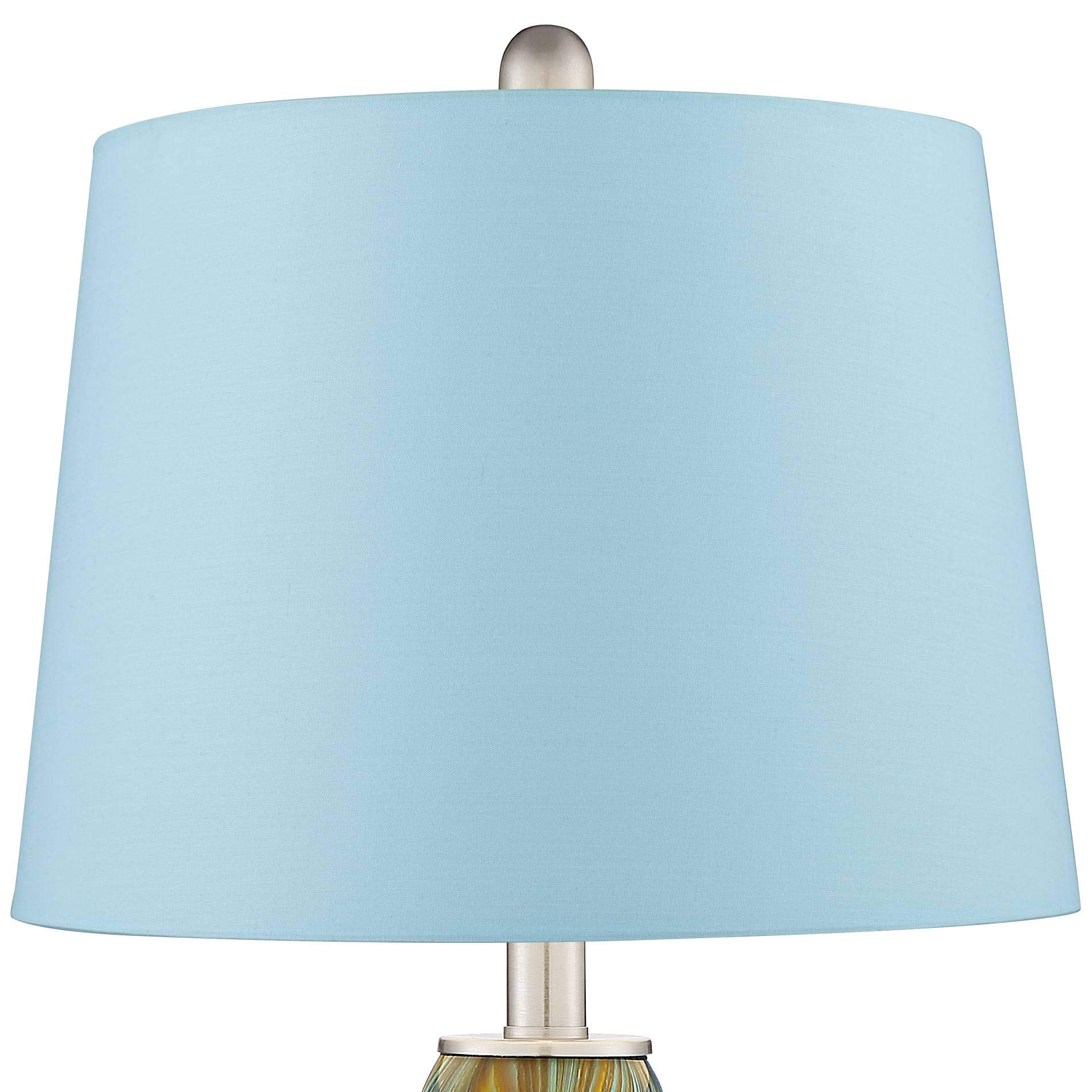 360 Lighting Azure Modern Coastal Table Lamps Set of 2 - 26.75