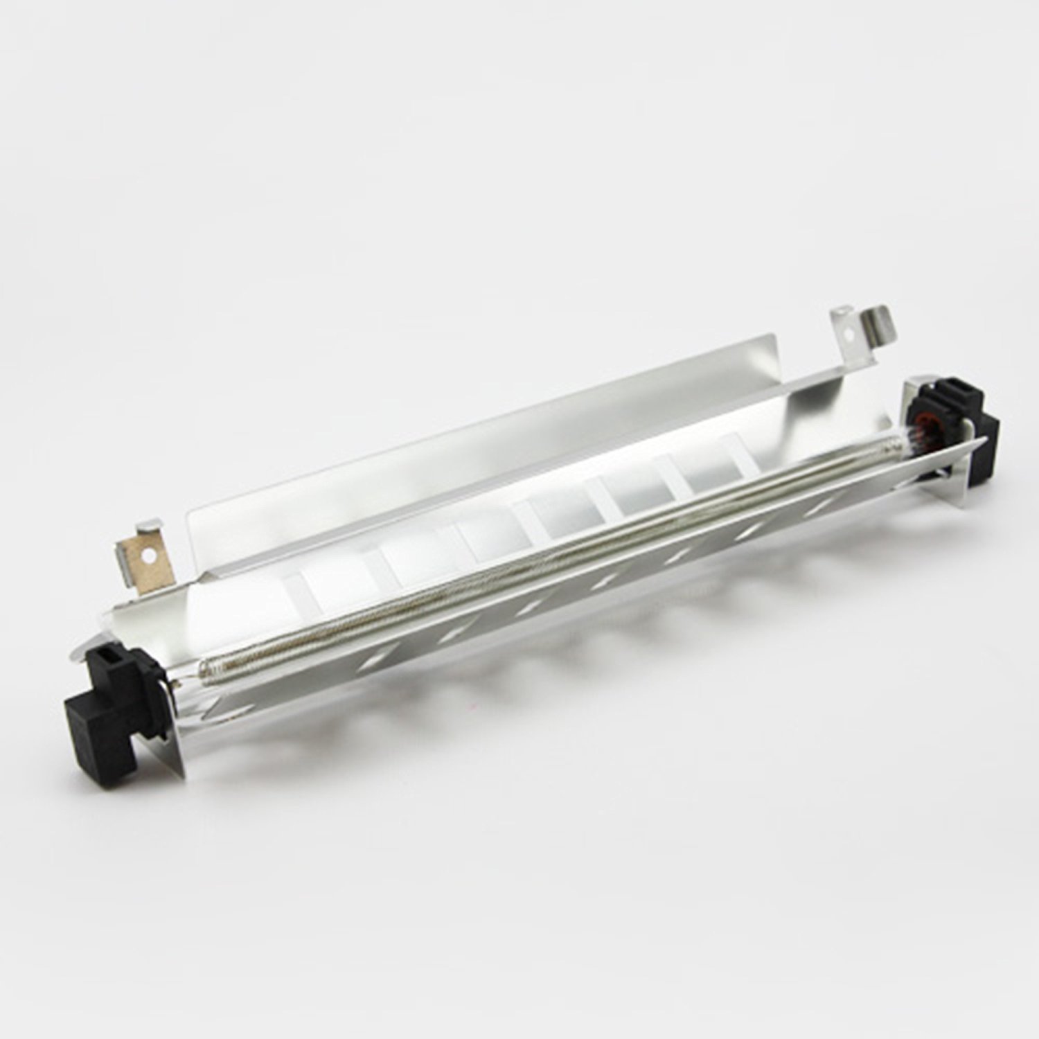 GE Refrigerator Defrost Heater & Bracket Assembly - Compatible with WR51X10055, GSL25JFPCBS, GSS25TGMFWW, GSS25SGRFSS Models - Perfect for DIY Repair & Maintenance