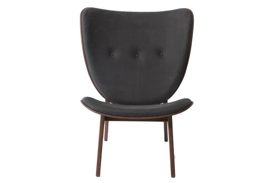 Vintage Leather Elephant Lounge Chair - Mid-Century Modern Accent Chair for Living Room, Bedroom & Office - Cozy Reading Nook & Relaxation Chair