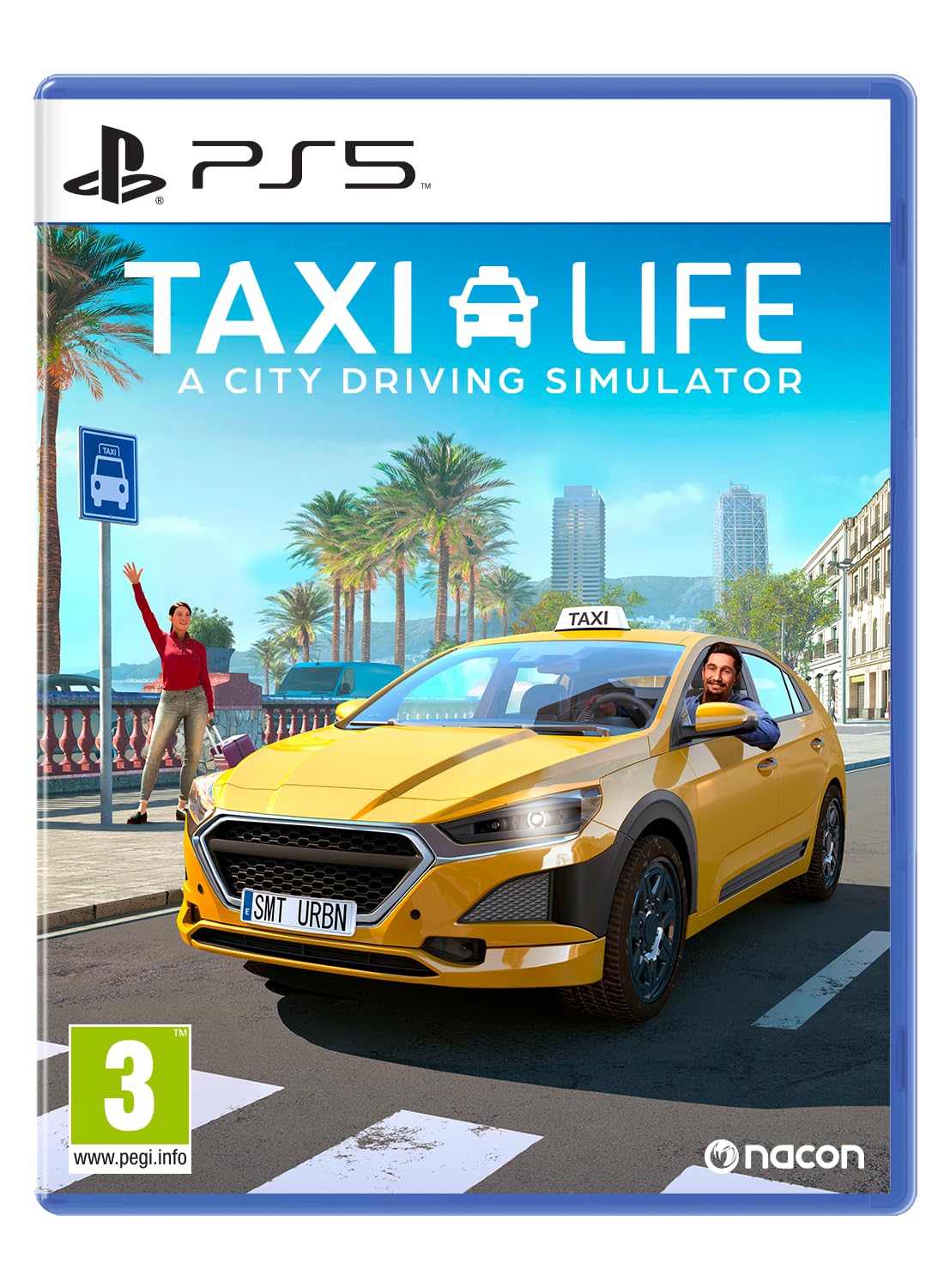 Taxi Life: Realistic City Driving Simulator Game for PS5 - Experience Urban Taxi Adventures & Traffic Challenges