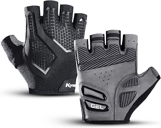 Breathable Half Finger Gloves for Cycling, Running & Workout - Lightweight & Non-Slip Grip - Ideal for Outdoor Sports & Gym Training