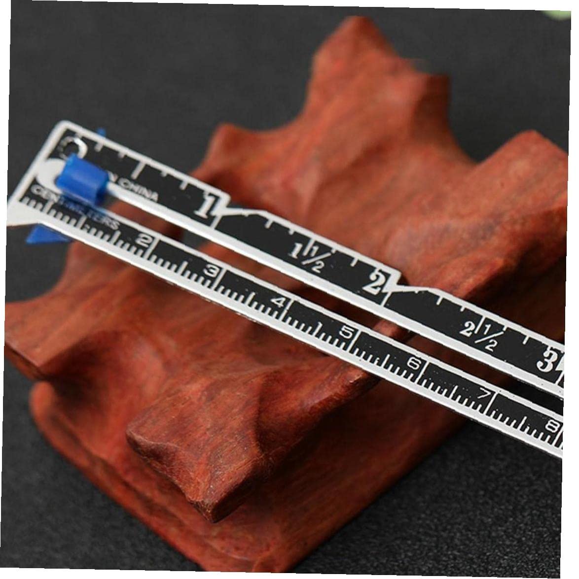 6-Inch Stainless Steel Sewing Gauge Sliding Measuring Tool - Perfect for Quilting, Knitting, Dressmaking & DIY Craft Projects | Accurate Fabric Measurement for Sewing, Tailoring & Handmade Crafts