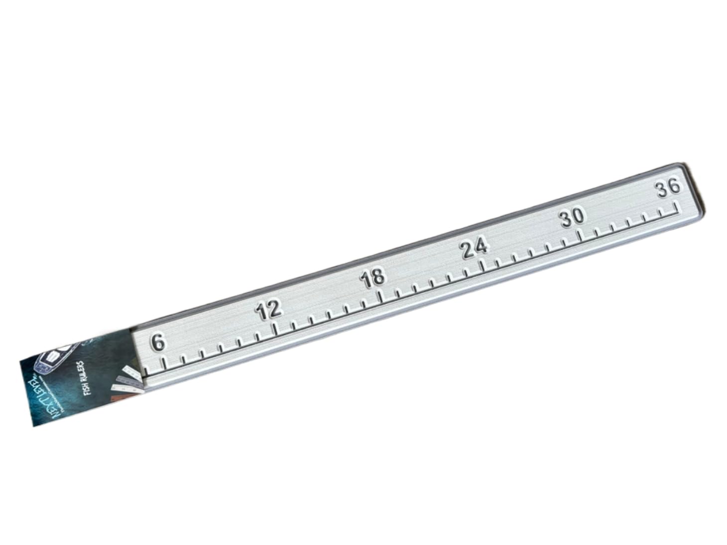 36 Inch Fish Ruler - SeaDek Non-Slip Measuring Tool for Boats & Kayaks - Cool Gray/Storm Gray - Perfect for Anglers & Fishing Enthusiasts