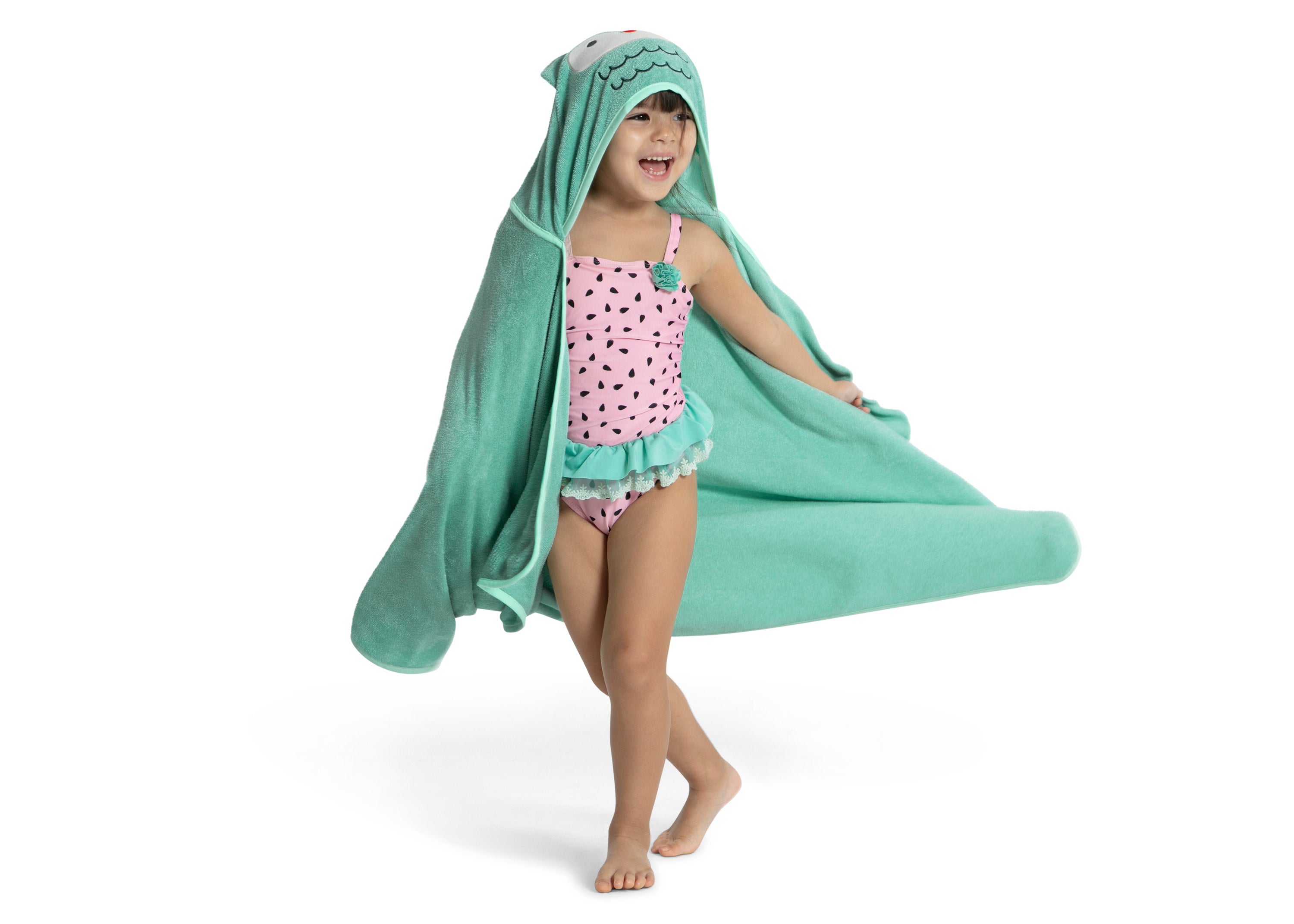 Soft Kids Hooded Bath Towel with Pockets - Absorbent Cotton Baby Towel for Boys & Girls - Perfect for Swimming, Beach, Bath Time & After Shower
