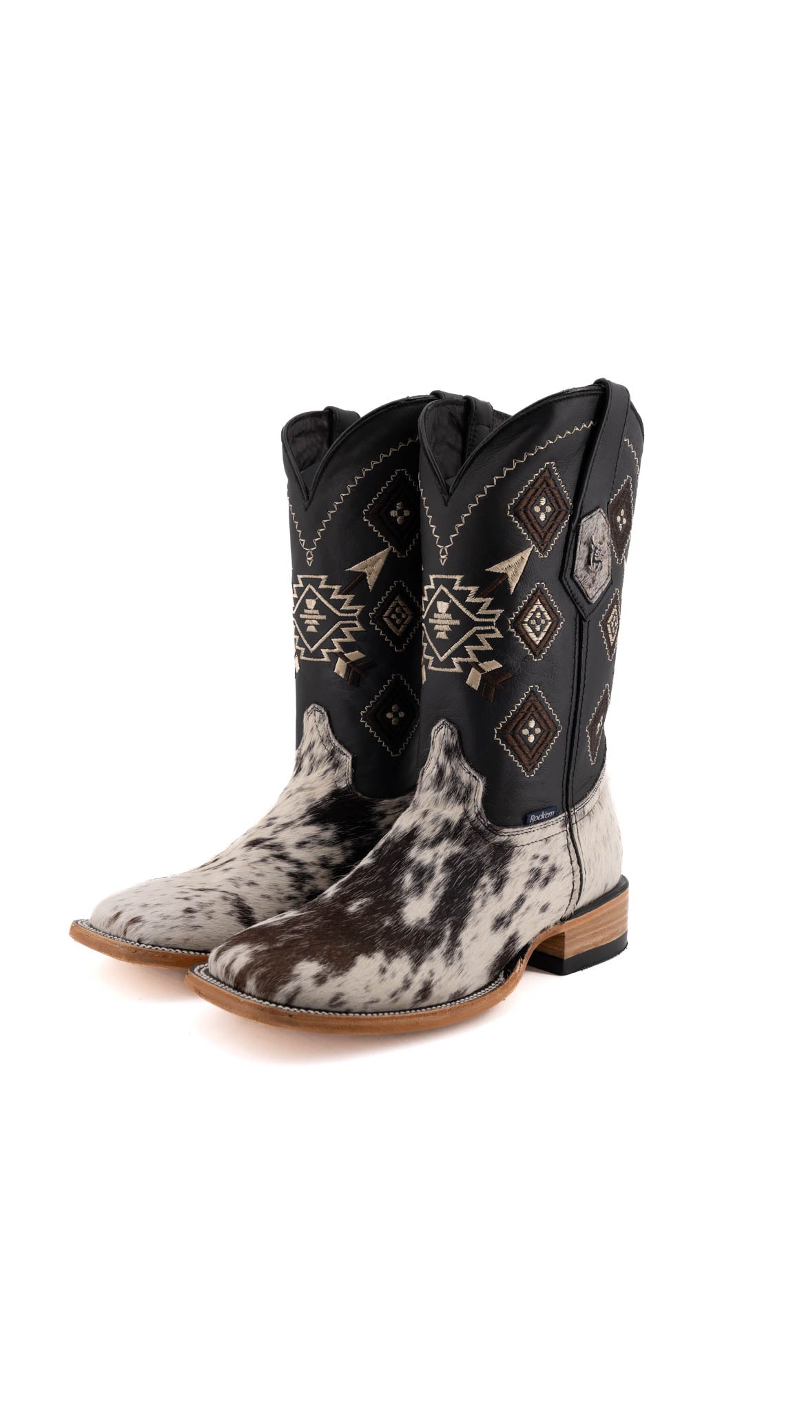 Men's Size 7 Genuine Cowhide Leather Boots - Durable & Comfortable Western Boots for Riding, Work & Casual Wear