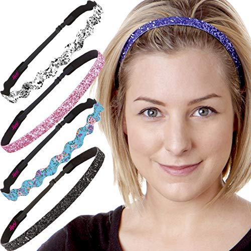 Wave Blue/White & Skinny Glitter 5pk