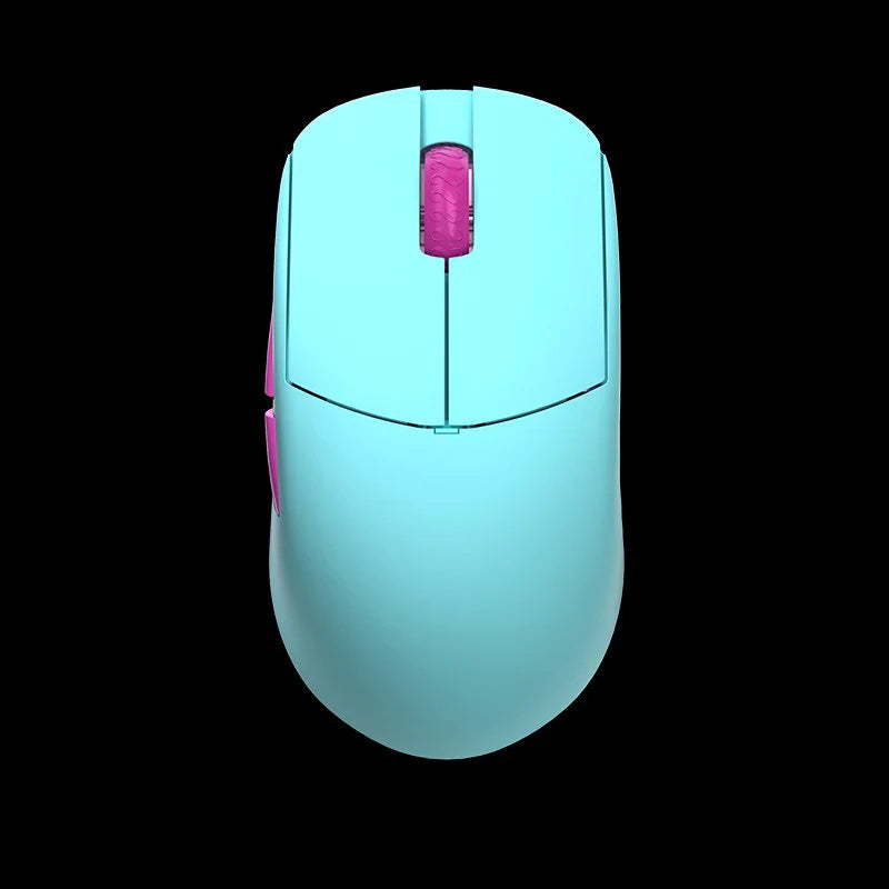 Lamzu Atlantis OG V2 Pro Wireless Gaming Mouse - 4K Compatible, Lightweight Ergonomic Design, Miami Blue Color - Perfect for FPS, MOBA & Esports Gaming