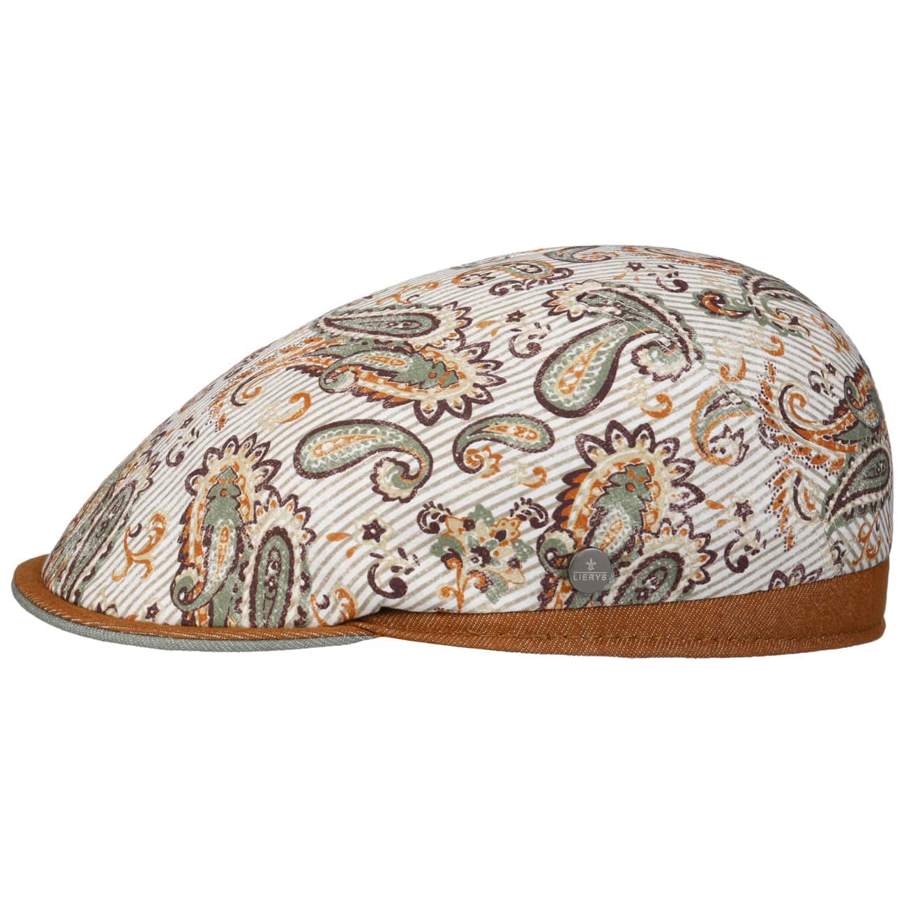Daron Paisley Flat Cap by Lierys - Stylish Vintage Newsboy Hat for Men | Perfect for Casual Outfits, Outdoor Adventures & Special Occasions
