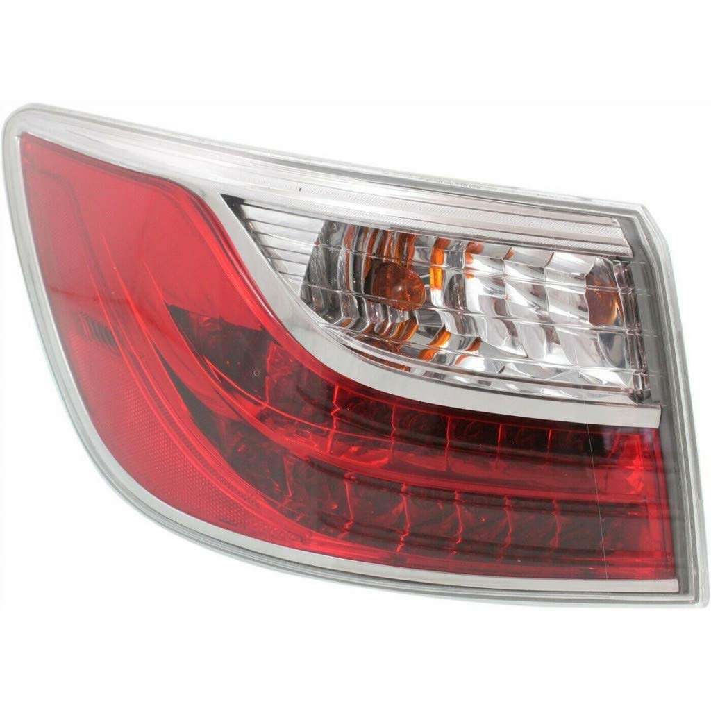 2010-2012 Mazda CX-9 Driver Side Outer Tail Light Assembly - CAPA MA2804110 | TE6951160E - Perfect Replacement for Damaged Lights & Nighttime Safety Enhancement