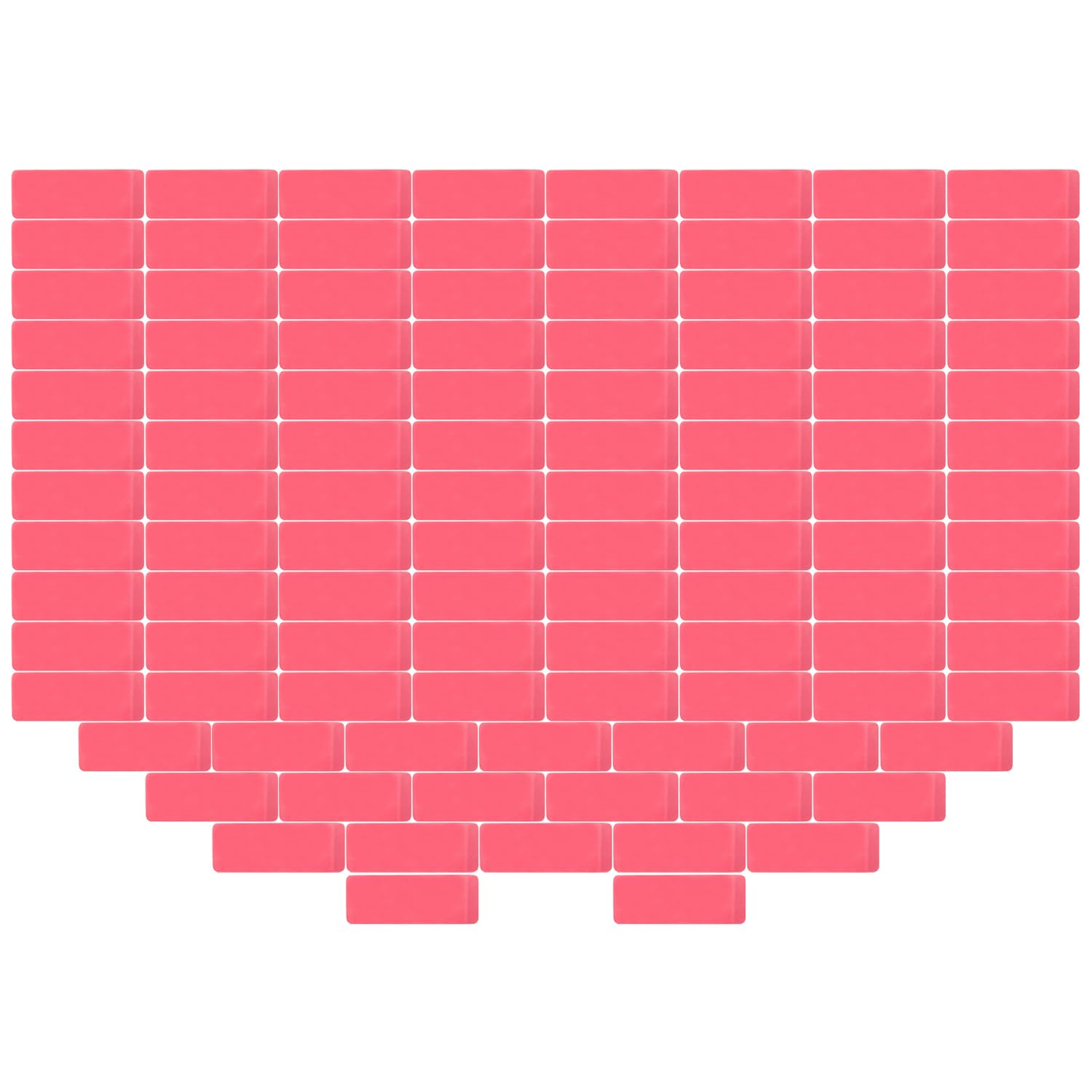 **Bulk Pink Erasers for Kids - Latex-Free, 300-Pack for School & Art**