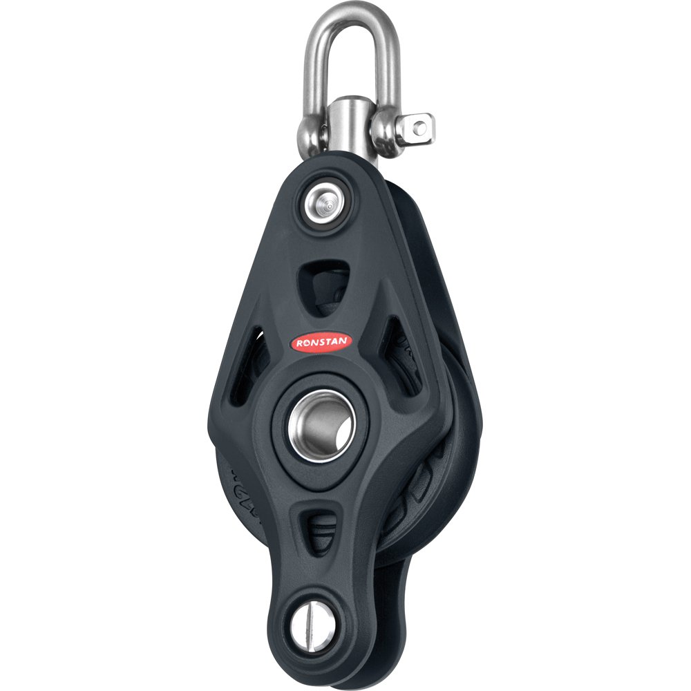 Ronstan Series 60 Core Block Single Becket - Heavy Duty Marine Pulley for Sailing & Rigging | Perfect for Sailboats, Yachts & Marine Applications