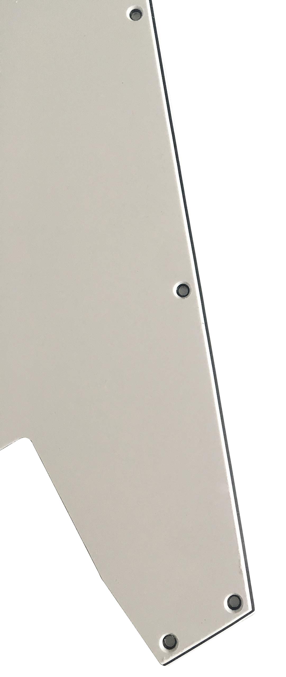 Gibson Explorer 76 Reissue Replacement Pickguard - 3-Ply White Blank Guitar Pickguard for DIY Customization | Perfect for Guitar Repair, Upgrades & Modifications