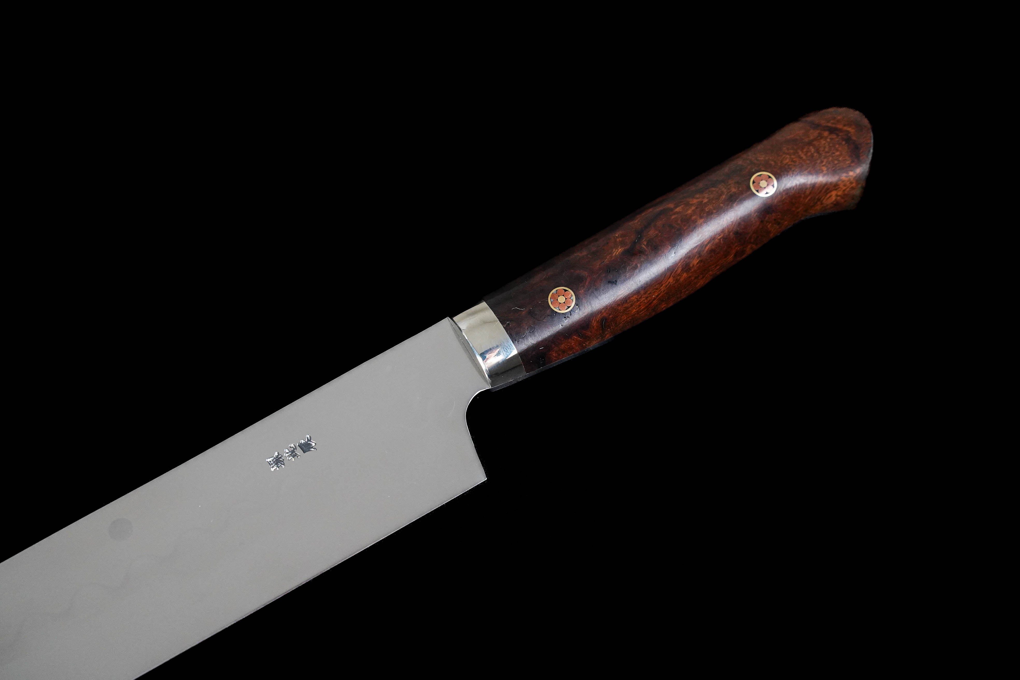 Premium Ikeda Yoshikazu 390mm White #3 Moon Honyaki Sakimaru Knife - Japanese Chef's Knife for Sushi, Sashimi & Precision Cutting - Perfect for Professional Chefs & Home Cooks