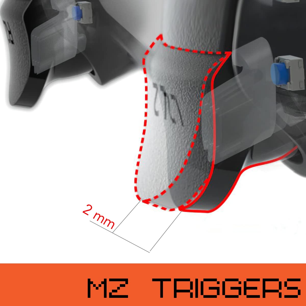 MODDZONE Smart Modded Controller for PS5 & PC - Anti Recoil, Remappable Paddles, Hair Triggers - Perfect for FPS Gaming