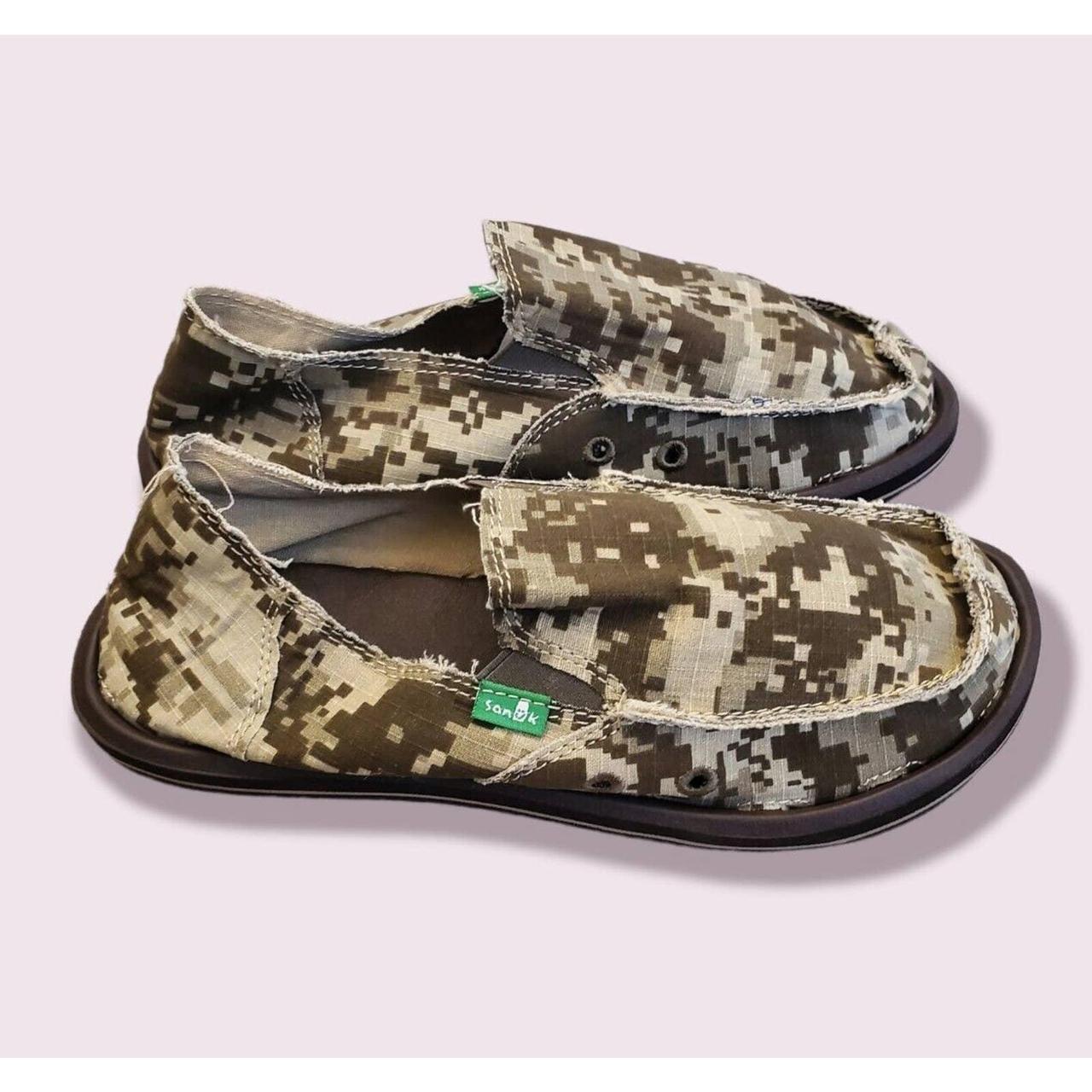 Boys Sanuks VAGABOND BOYS Digital Print Slip-On Shoes - Comfortable Casual Sneakers for Kids, Boys & Toddlers | Perfect for School, Playground & Everyday Wear