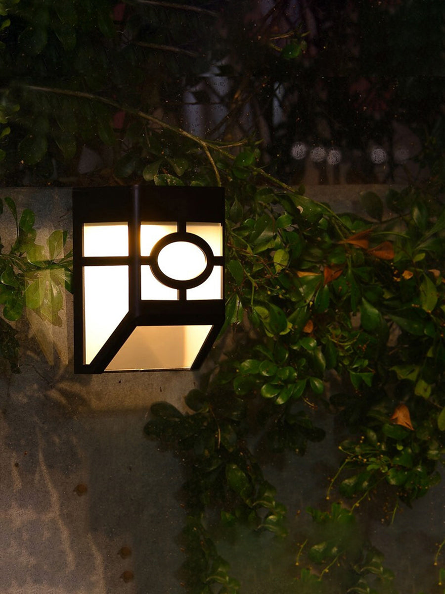Solar Outdoor Garden Lights - Waterproof LED Wall Lamps for Courtyard, Villa, Yard Gate & Bounding Wall Decor - Perfect for Pathway, Driveway & Landscape Lighting at Night