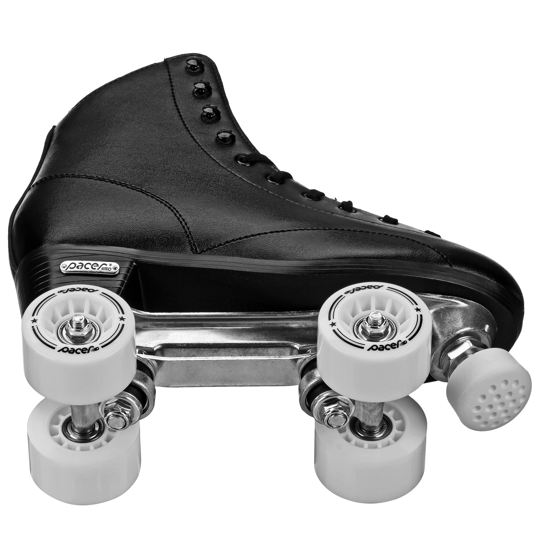 Stratos High-Top Men's Roller Skates - Premium Quad Roller Skates for Adults with Adjustable Toe Stops - Perfect for Indoor & Outdoor Skating, Rink, Park, and Fitness Roller Skating