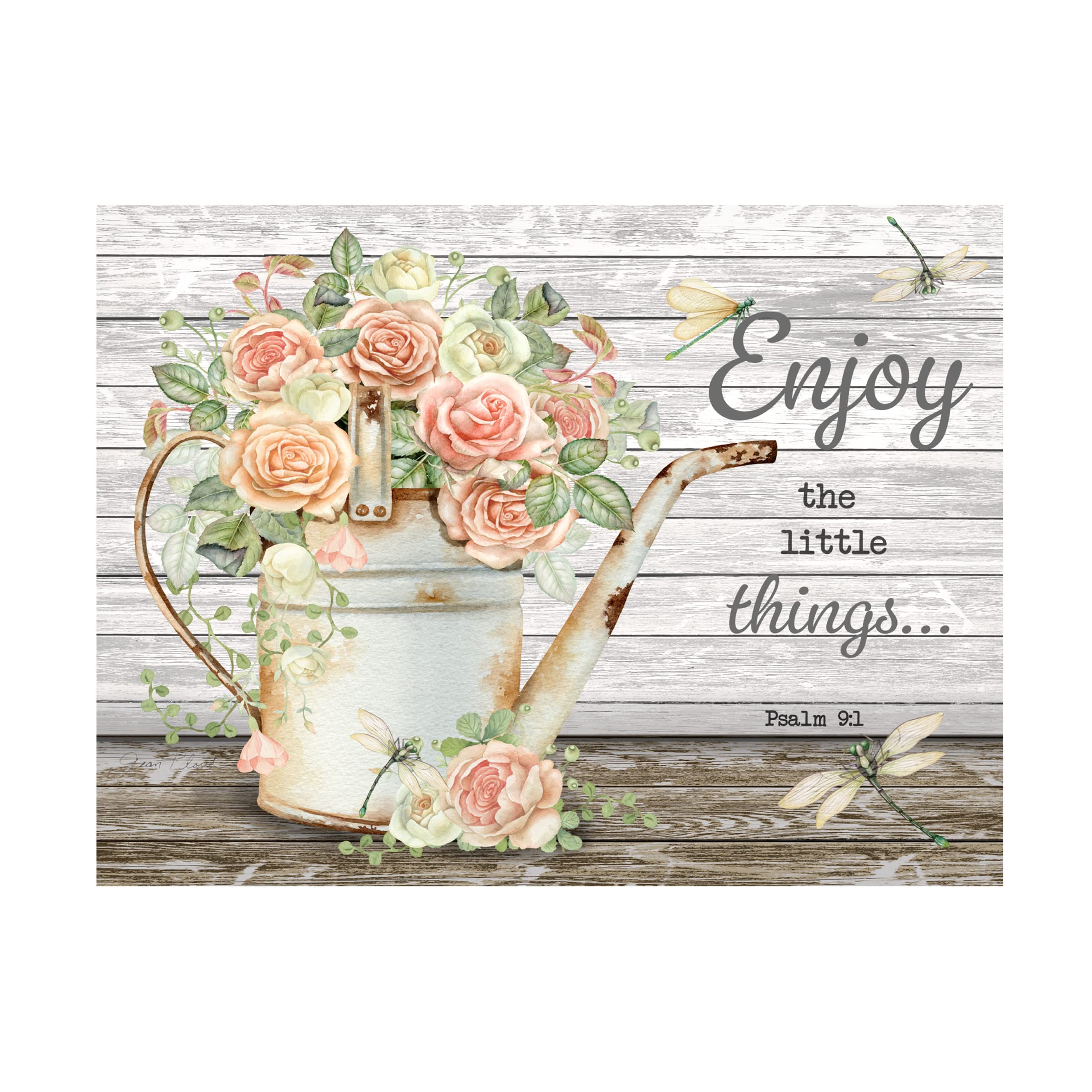 Trademark Fine Art 'Bouquets of Inspiration B' by Jean Plout - 35x47 Inch Floral Canvas Wall Art - Perfect for Living Room, Bedroom & Office Decor