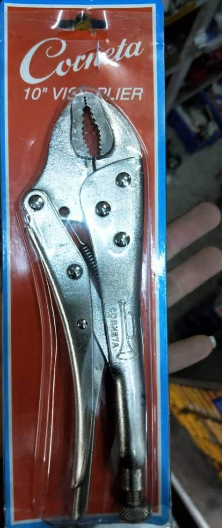 Locking Pliers Set of 10 - Heavy Duty Clamp Tools for Welding, Plumbing & DIY Projects | Action/Corneta PLR LP10 Model | Perfect for Home Repair, Automotive Work & Crafting