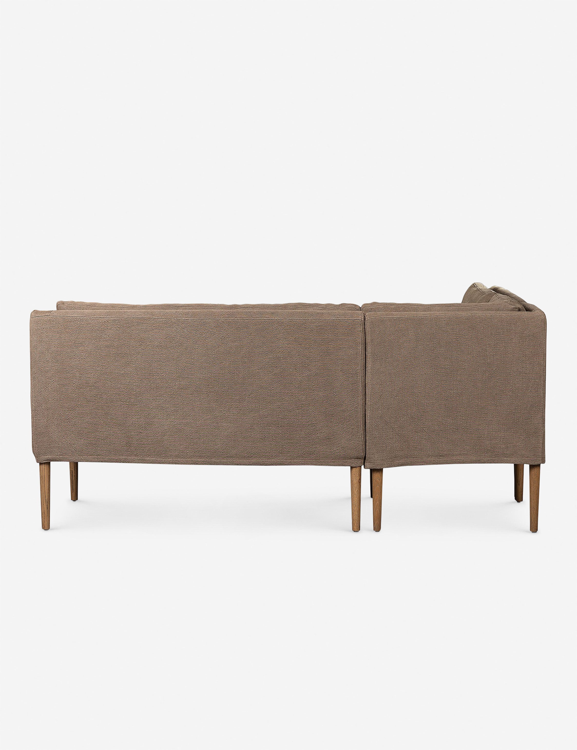 Aurelia Dining Banquette by Amber Lewis x Four Hands - Modern Upholstered Bench for Kitchen, Dining Room & Breakfast Nook - Comfortable Seating Solution for Home Decor