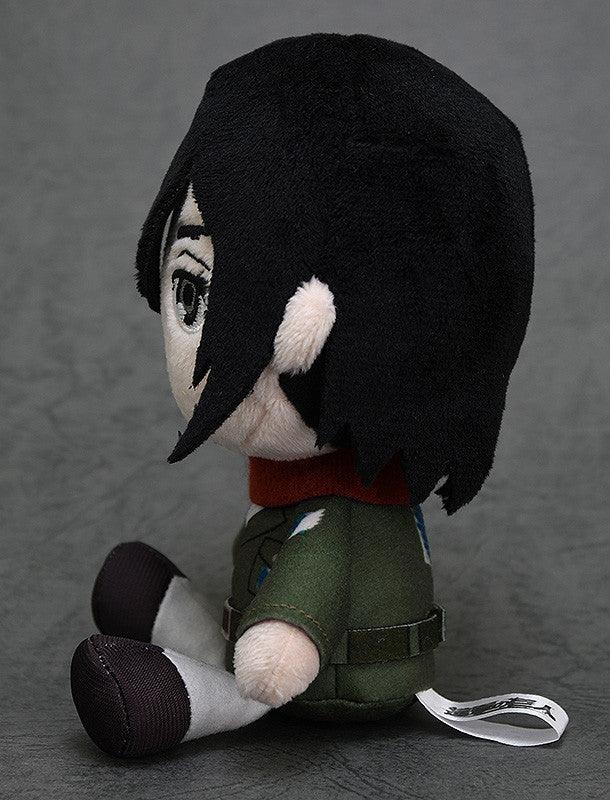 Official Attack on Titan Mikasa Ackerman Plush Doll - Soft Anime Collectible for Fans | Perfect for Bedroom Decor, Cosplay Props, and Gift Giving