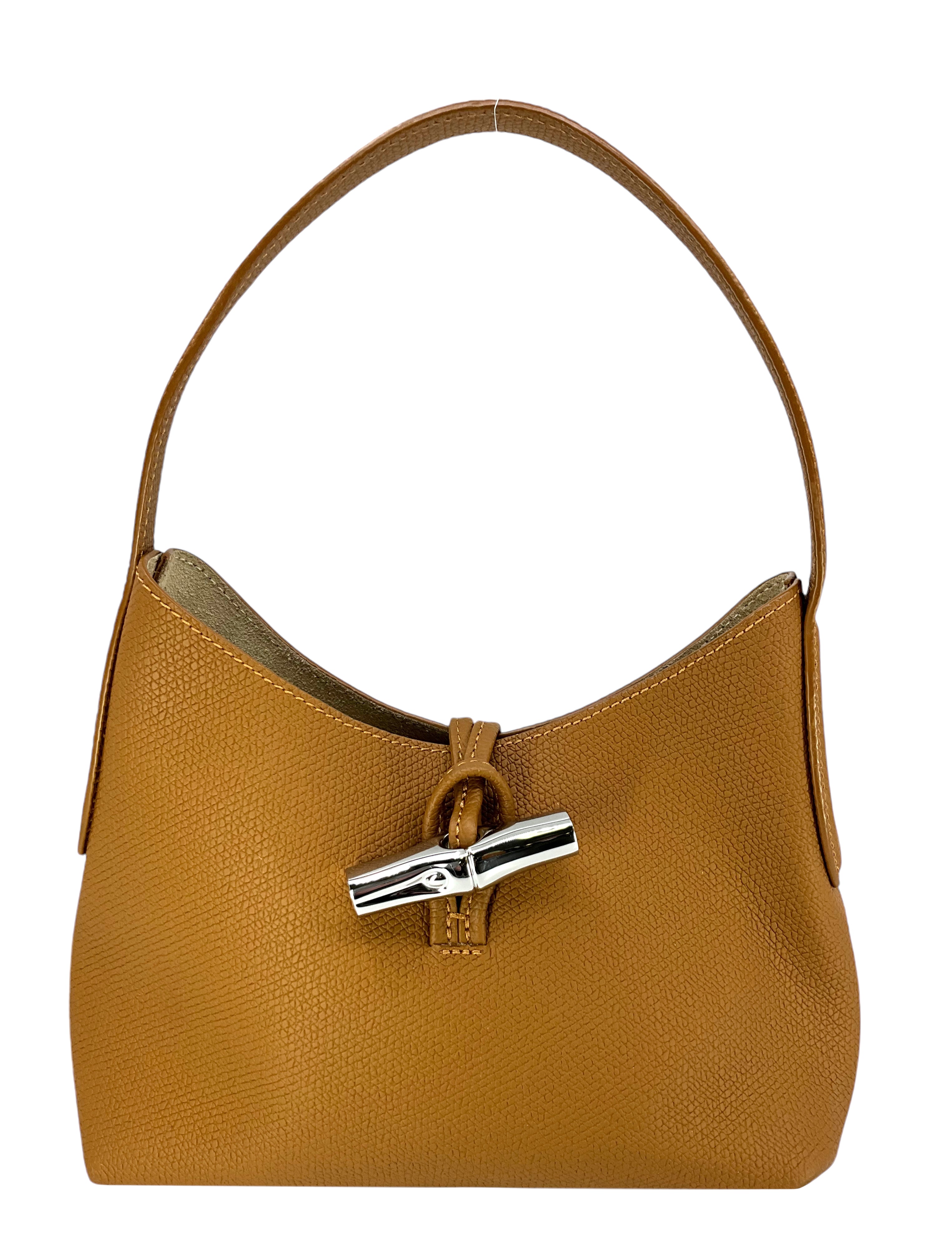LONGCHAMP Small Roseau Shoulder Bag for Women - Stylish Leather Crossbody Purse for Work, Travel & Everyday Use