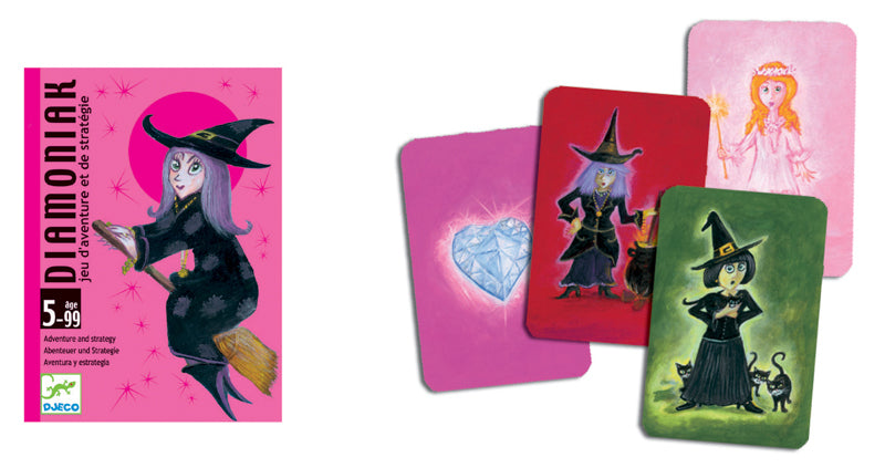 Diamoniak Card Game - Fun Family Party Game for Adults & Kids - Perfect for Game Nights, Travel & Social Gatherings