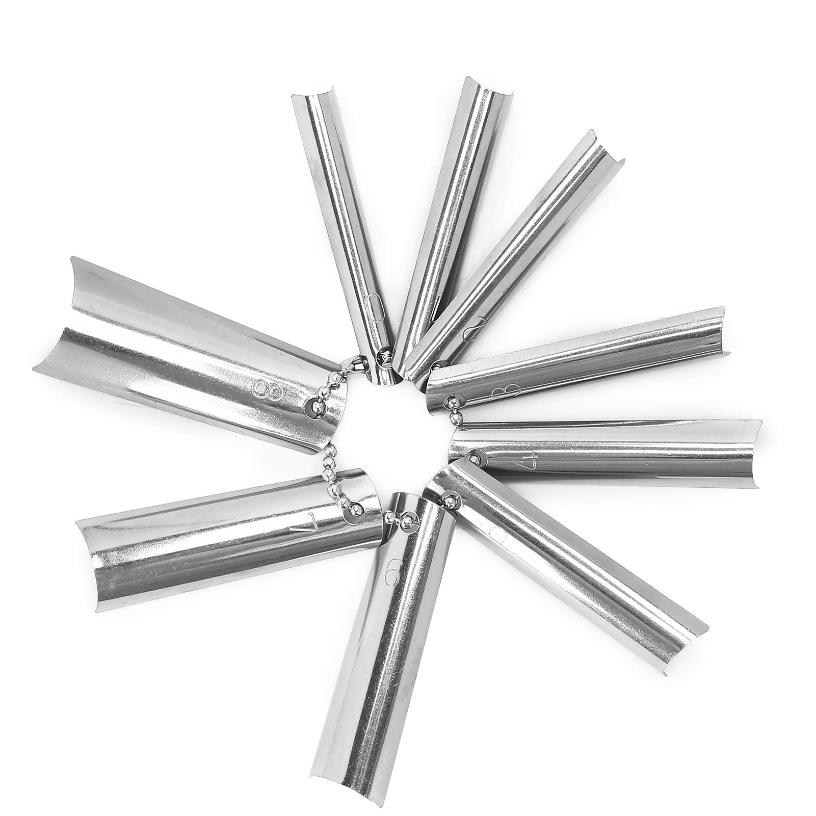 Premium 18-Piece French Manicure Nail Cutter Kit with 9 Sizes C-Shape Tips - Professional Nail Trimmer Tools for Salon & Home Manicure - Perfect for Gel, Acrylic & Natural Nails